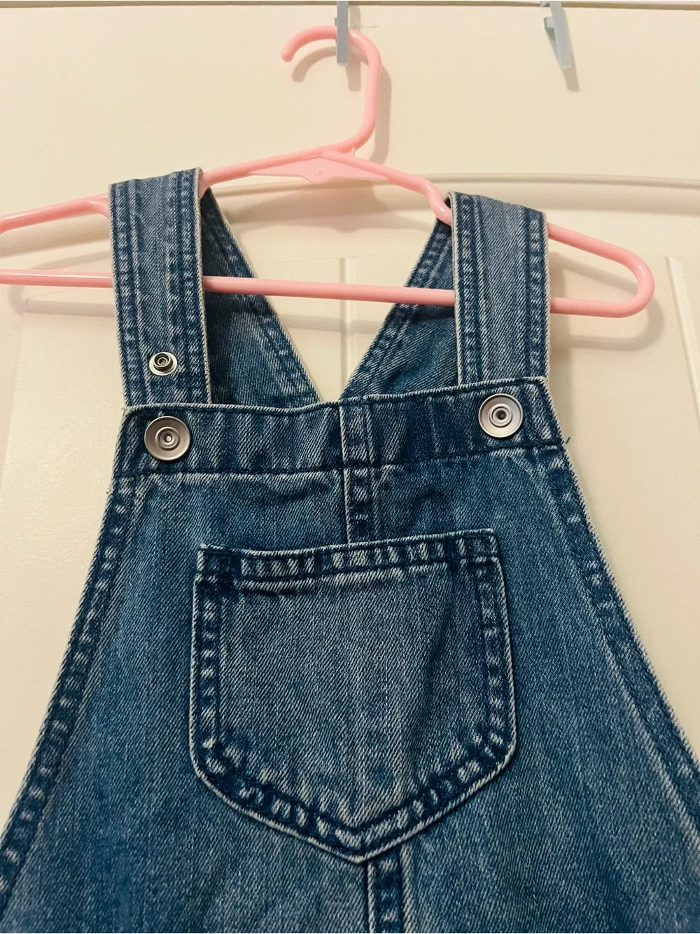 The Children's Place Blue Denim Overall Skirt